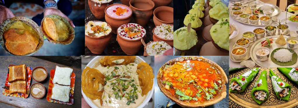 Banaras is especially known for kachoris, jalebis, malaiyyo, satvik thalis, banarasi paan and delicacies from eateries like Blue Lassi and Laxmi Chaiwala
